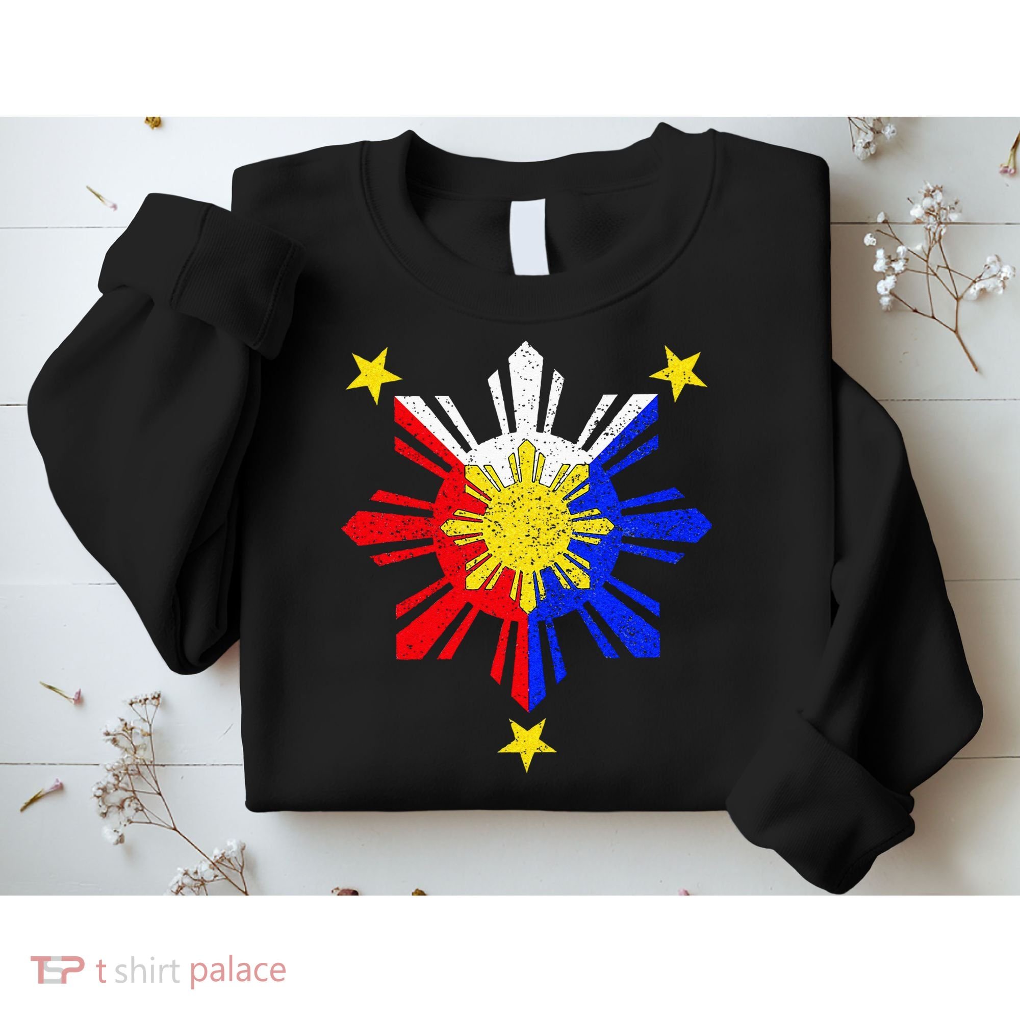 Pinoy Filipino Philippine Flag Sun Sweatshirt