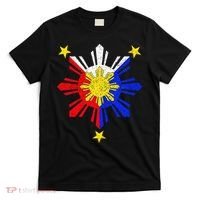 Pinoy Filipino Philippine Flag Sun T-Shirt thumb 0