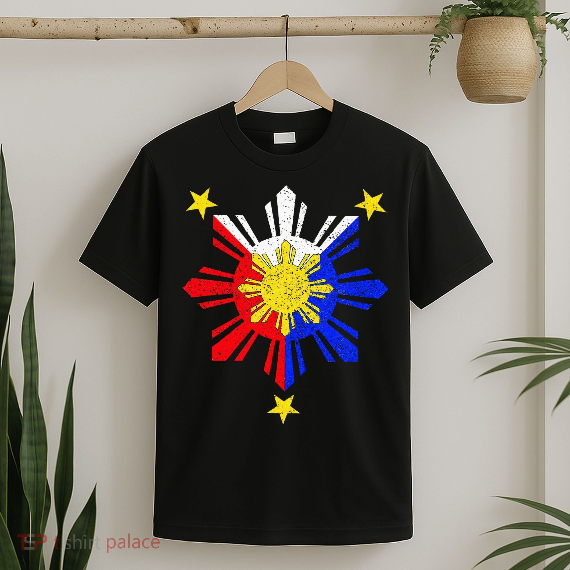 Pinoy Filipino Philippine Flag Sun T-Shirt