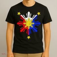 Pinoy Filipino Philippine Flag Sun T-Shirt thumb 3