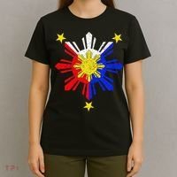 Pinoy Filipino Philippine Flag Sun T-Shirt thumb 4