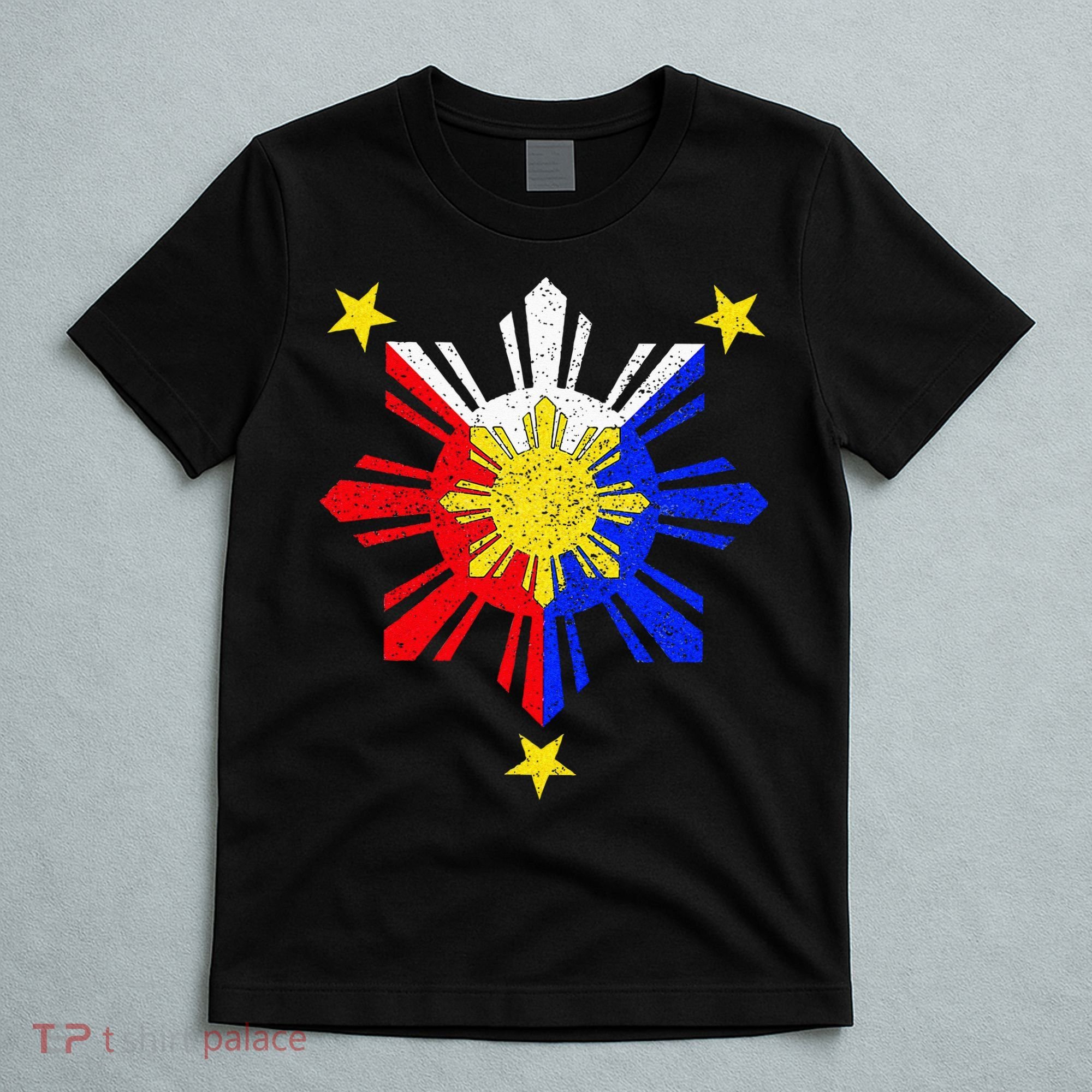 Pinoy Filipino Philippine Flag Sun T-Shirt