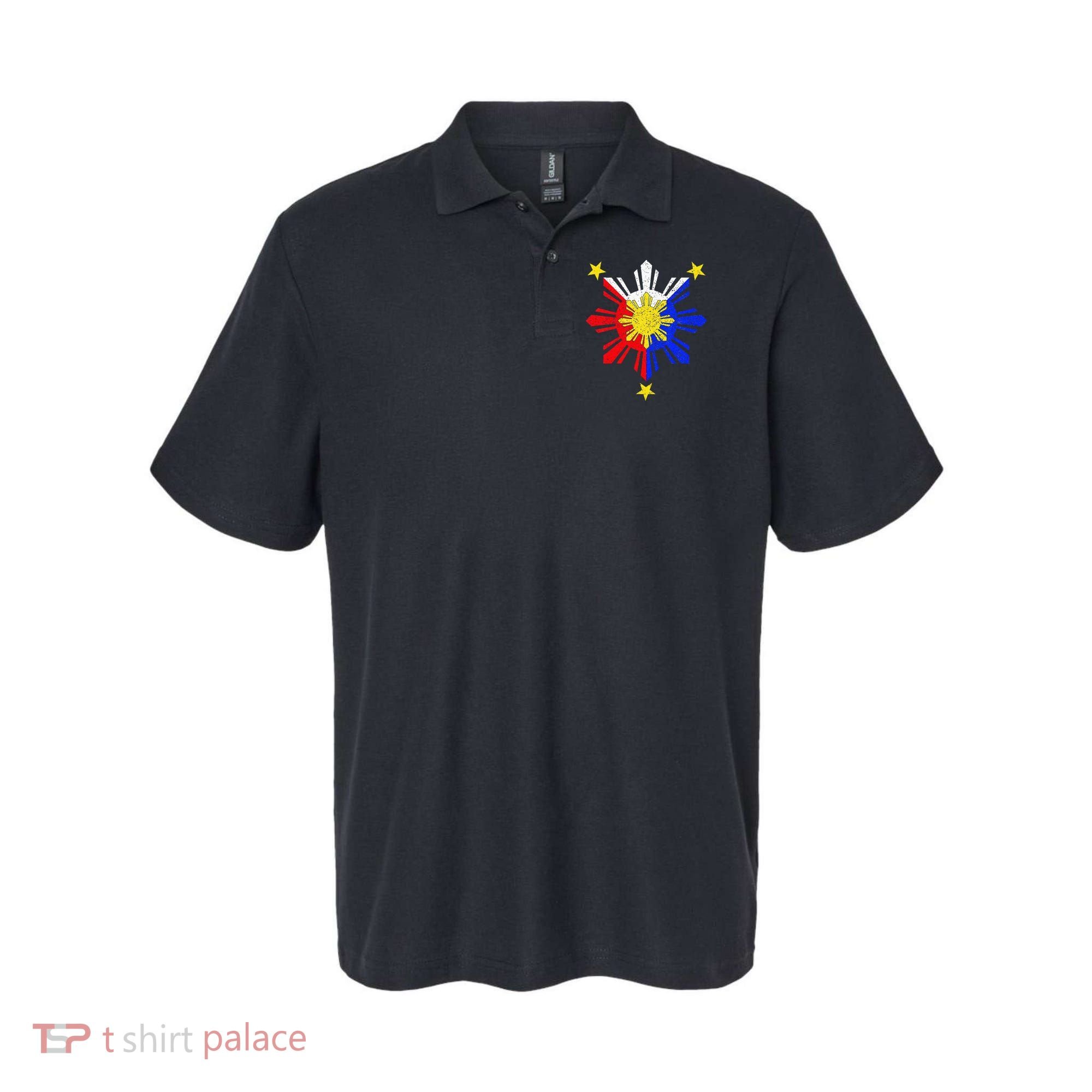 Pinoy Filipino Philippine Flag Sun Polo
