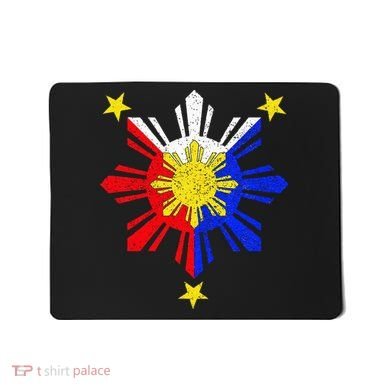 Pinoy Filipino Philippine Flag Sun Mousepad
