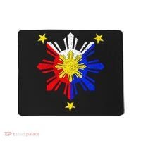 Pinoy Filipino Philippine Flag Sun Mousepad thumb 0
