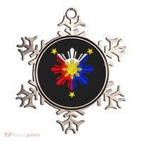 Pinoy Filipino Philippine Flag Sun Ornament thumb 0