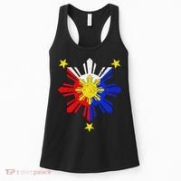 Pinoy Filipino Philippine Flag Sun Women's Tank Top thumb 0