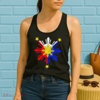 Pinoy Filipino Philippine Flag Sun Women's Tank Top thumb 2