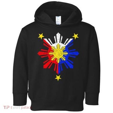 Pinoy Filipino Philippine Flag Sun Toddler Hoodie