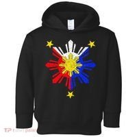 Pinoy Filipino Philippine Flag Sun Toddler Hoodie thumb 0