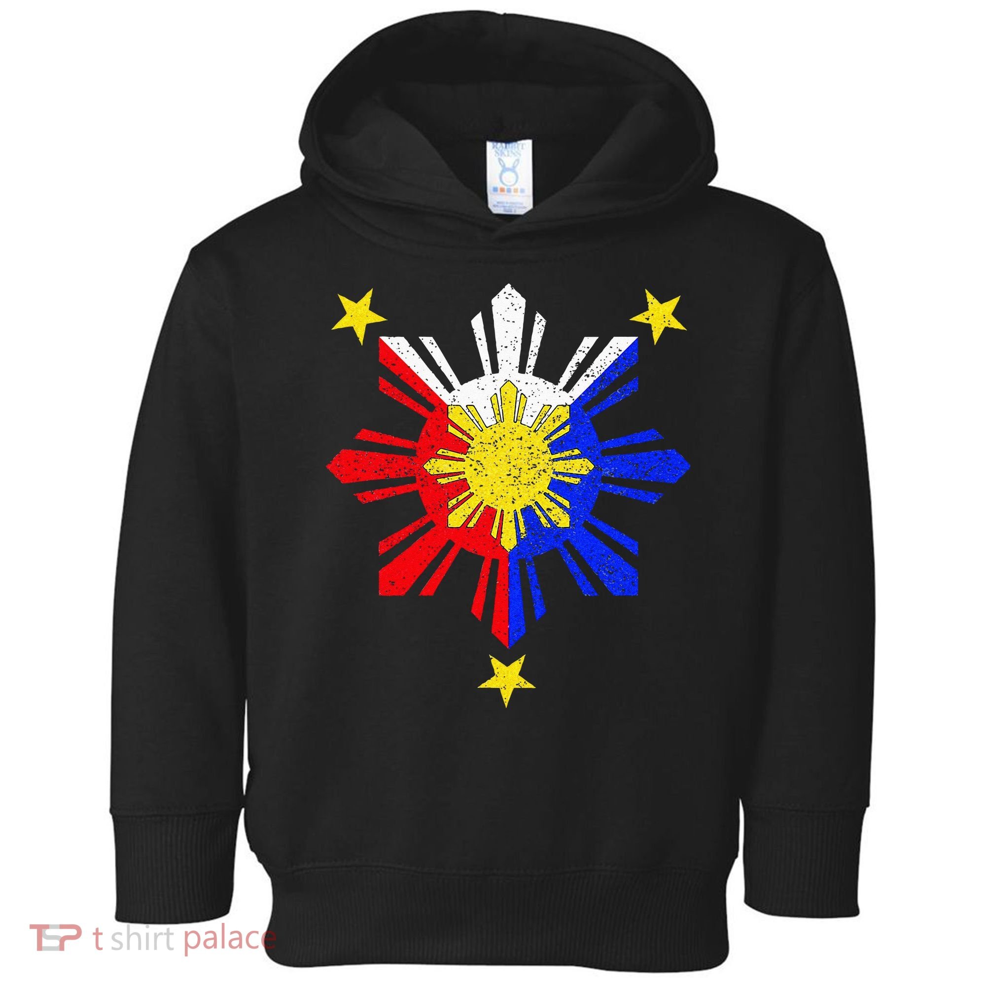 Pinoy Filipino Philippine Flag Sun Toddler Hoodie