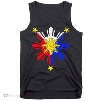 Pinoy Filipino Philippine Flag Sun Tank Top thumb 0
