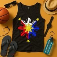 Pinoy Filipino Philippine Flag Sun Tank Top thumb 4