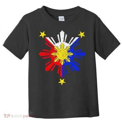 Pinoy Filipino Philippine Flag Sun Toddler T-Shirt