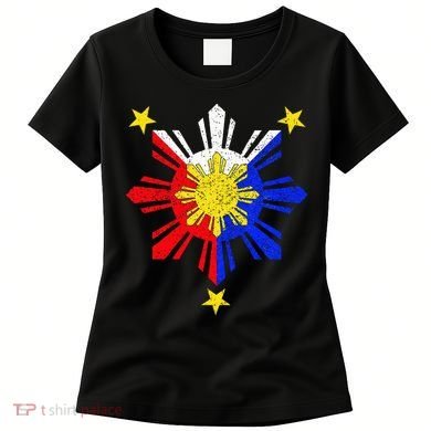 Pinoy Filipino Philippine Flag Sun Women's T-Shirt