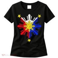 Pinoy Filipino Philippine Flag Sun Women's T-Shirt thumb 0