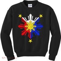 Pinoy Filipino Philippine Flag Sun Kids Sweatshirt thumb 0