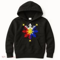 Pinoy Filipino Philippine Flag Sun Kids Hoodie thumb 0