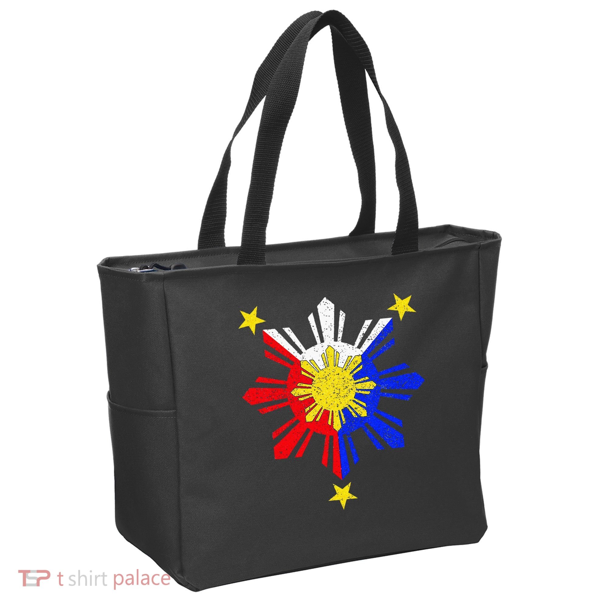 Pinoy Filipino Philippine Flag Sun Tote Bag