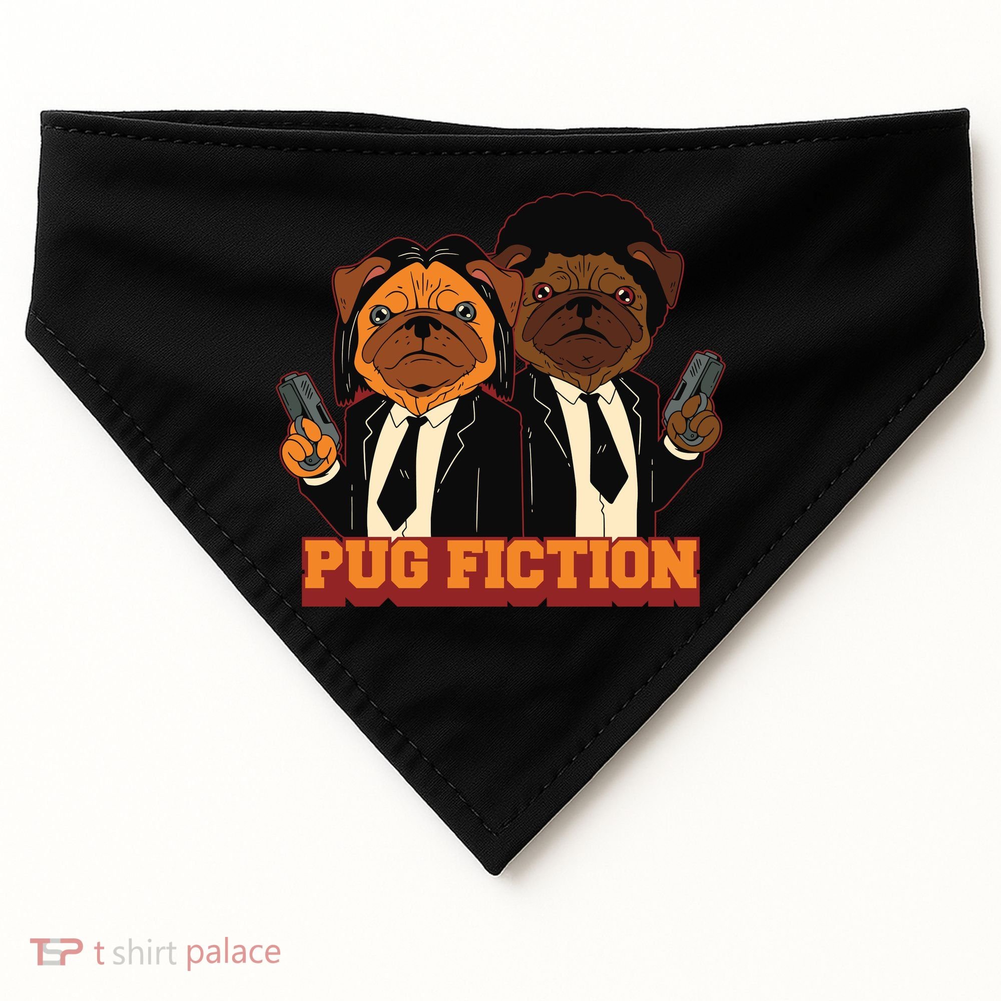 Pug Fiction USA-Made Doggie Bandana