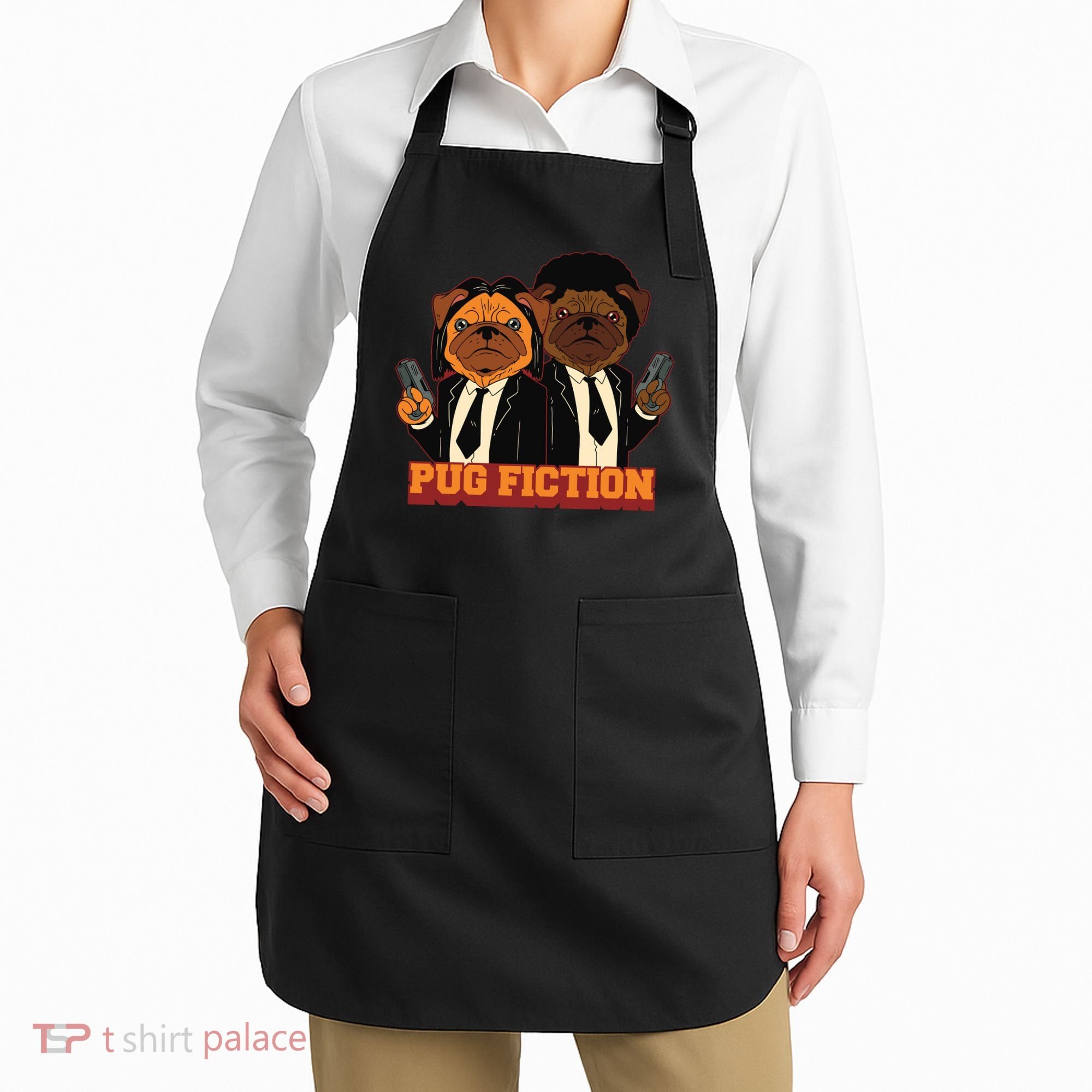 Pug Fiction Apron