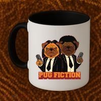 Pug Fiction Coffee Mug thumb 2