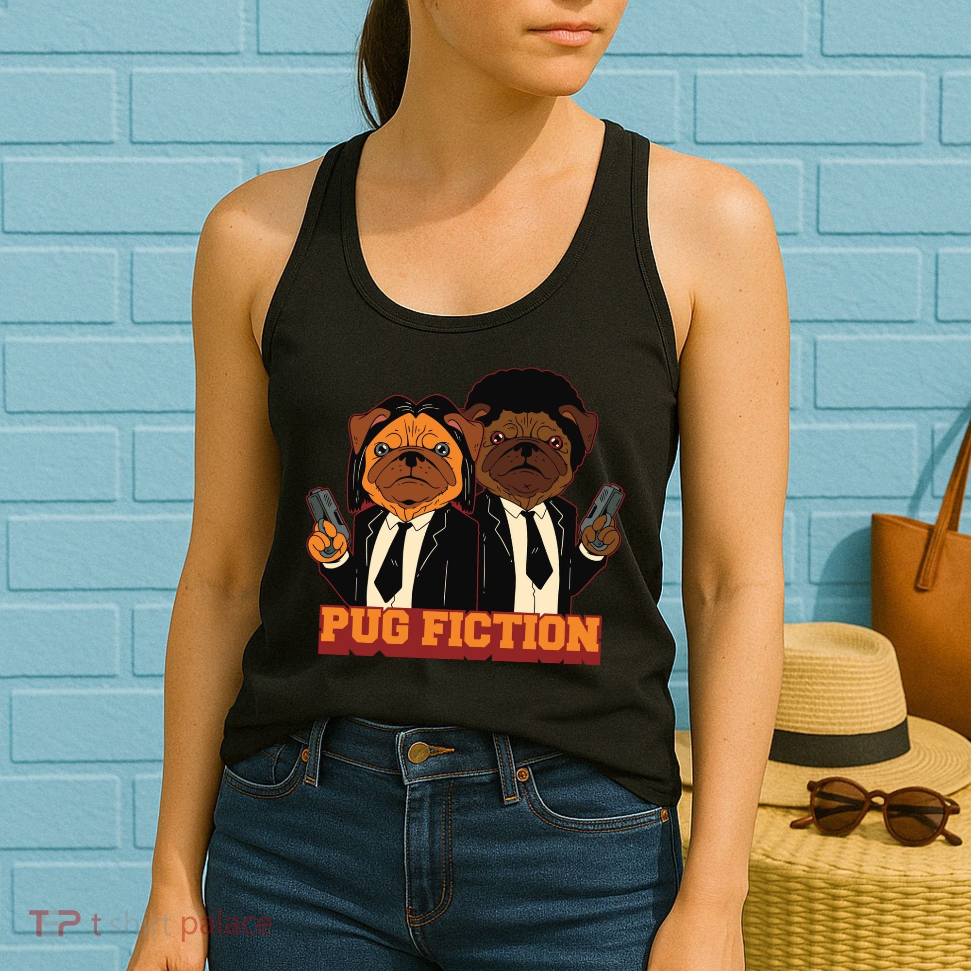 Pug Fiction Women's Tank Top