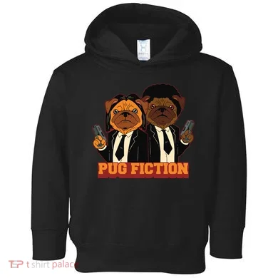 Pug Fiction Toddler Hoodie