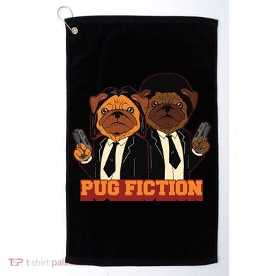 Pug Fiction Golf Towel