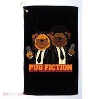 Pug Fiction Golf Towel thumb 0