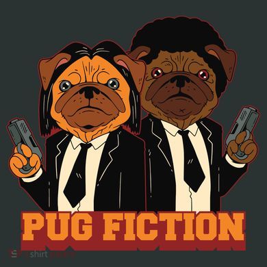 Pug Fiction Button