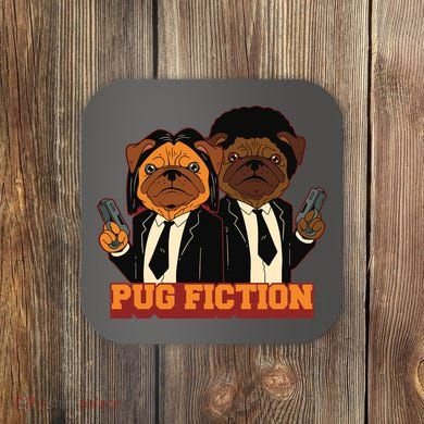 Pug Fiction Coaster