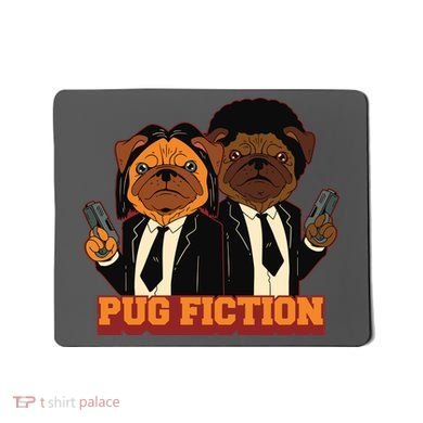 Pug Fiction Mousepad