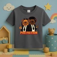 Pug Fiction Toddler T-Shirt thumb 3