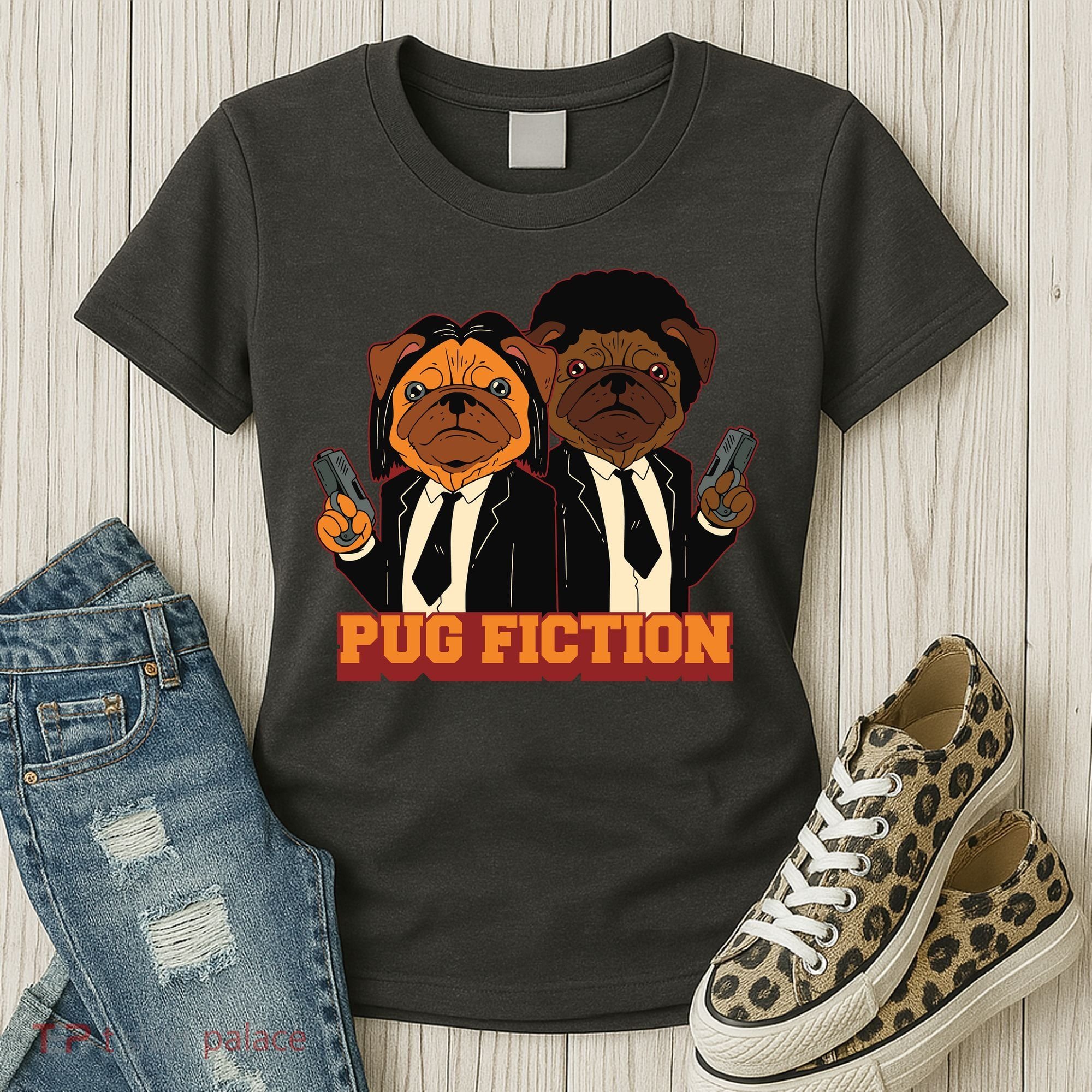 Pug Fiction Women's T-Shirt