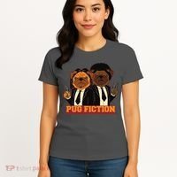 Pug Fiction Women's T-Shirt thumb 4