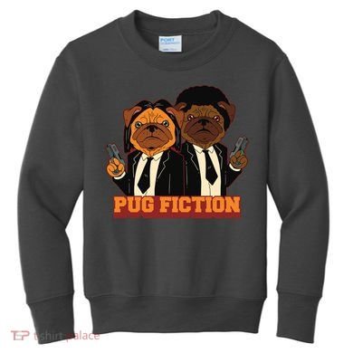 Pug Fiction Kids Sweatshirt