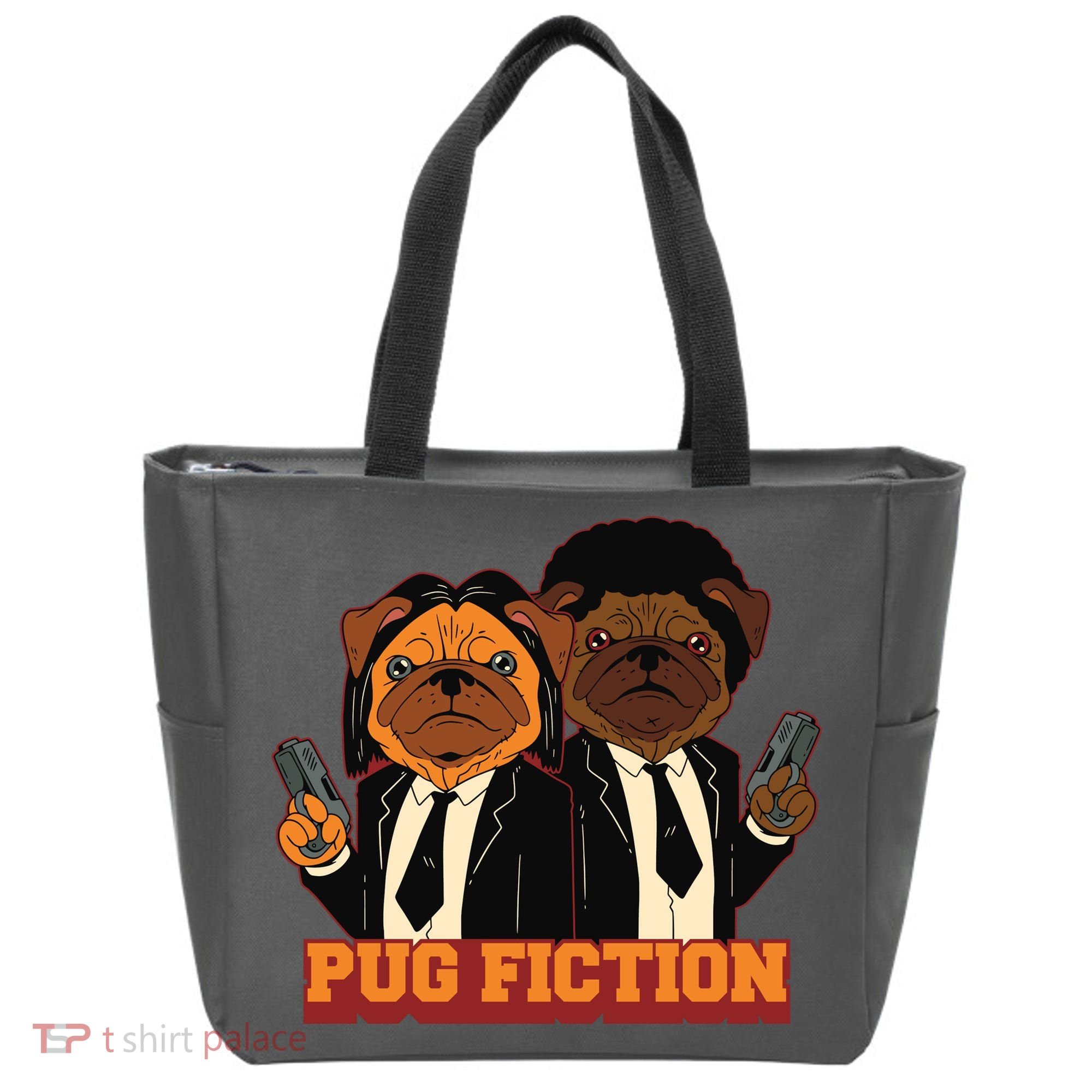 Pug Fiction Tote Bag