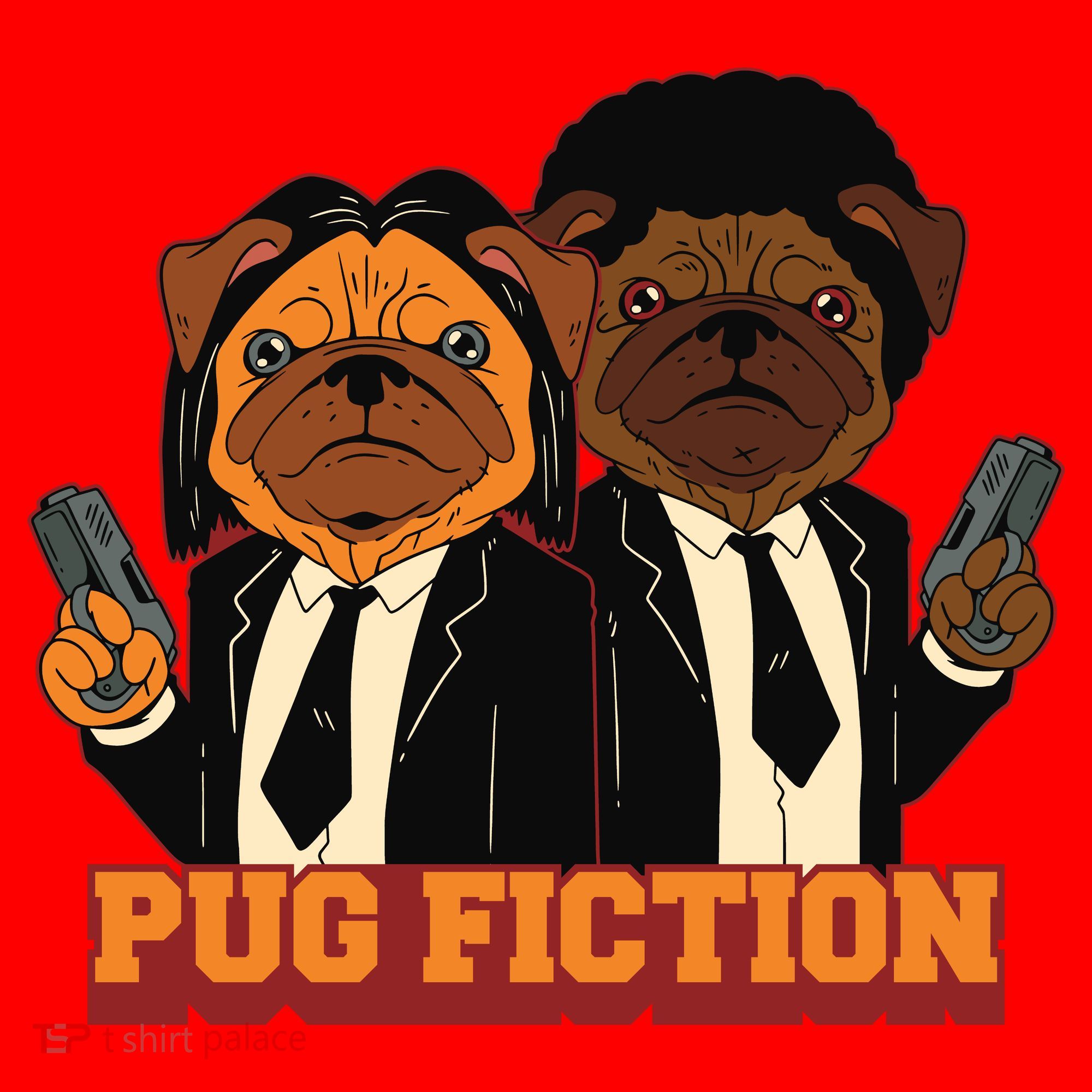 Pug Fiction Santa Hat