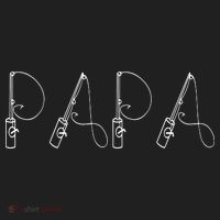 Papa Fishing Golf Towel thumb 3