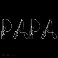 Papa Fishing Kids Long Sleeve Shirt thumb 2