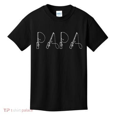 Papa Fishing Kids T-Shirt