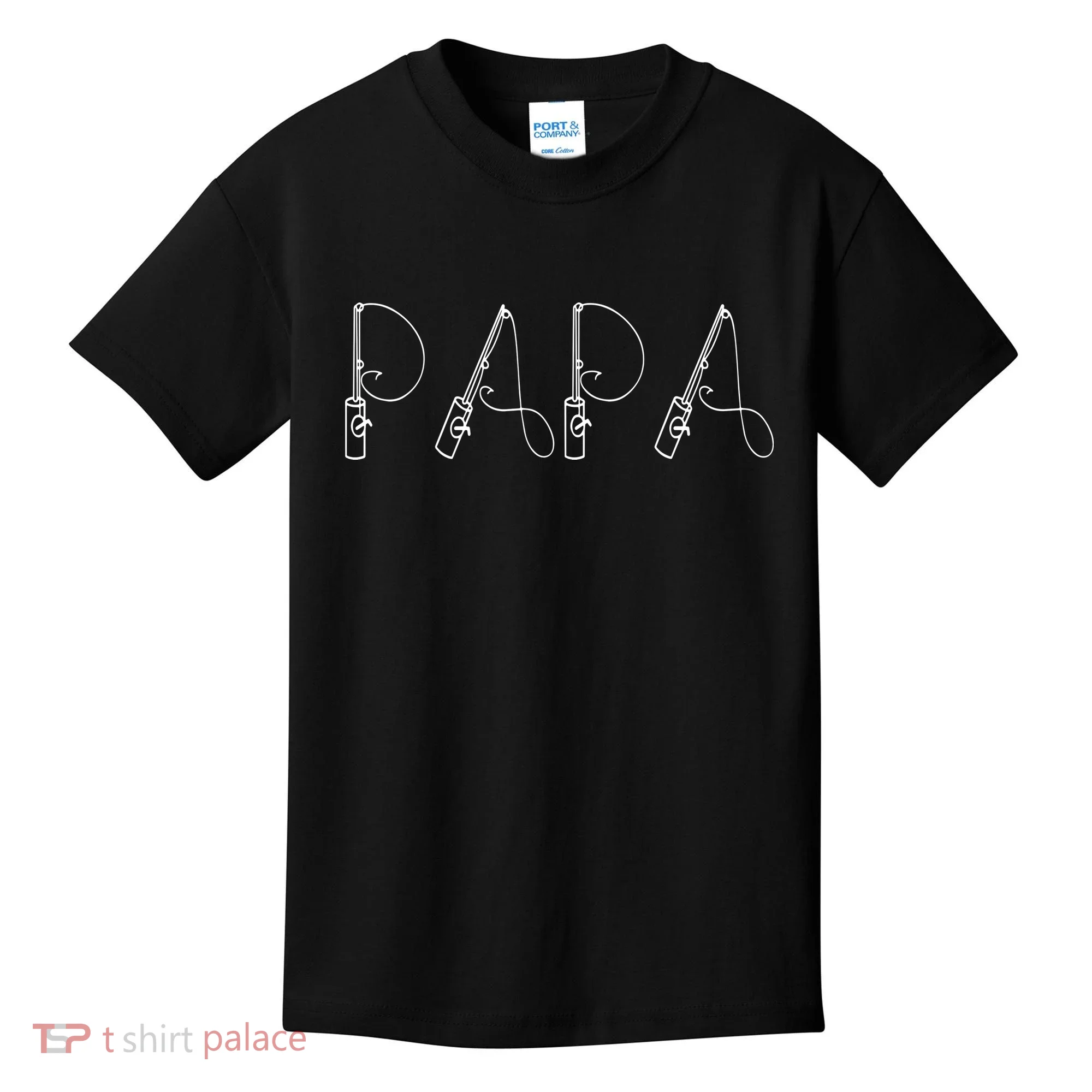 Papa Fishing Kids T-Shirt
