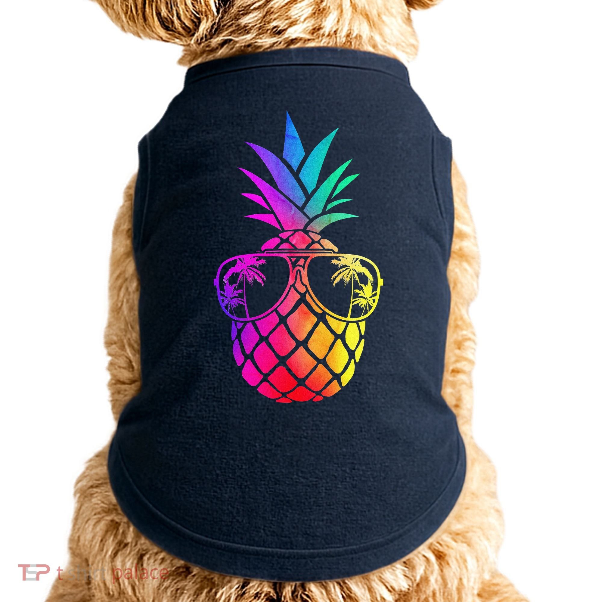 Pineapple Funny Pineapple Hawaii Summer Pineapple Doggie Tank