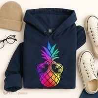 Pineapple Funny Pineapple Hawaii Summer Pineapple Hoodie thumb 4