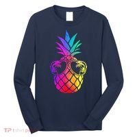 Pineapple Funny Pineapple Hawaii Summer Pineapple Long Sleeve Shirt thumb 0