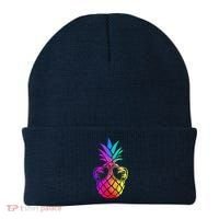 Pineapple Funny Pineapple Hawaii Summer Pineapple Beanie thumb 0