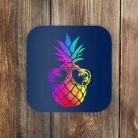 Pineapple Funny Pineapple Hawaii Summer Pineapple Coaster thumb 0