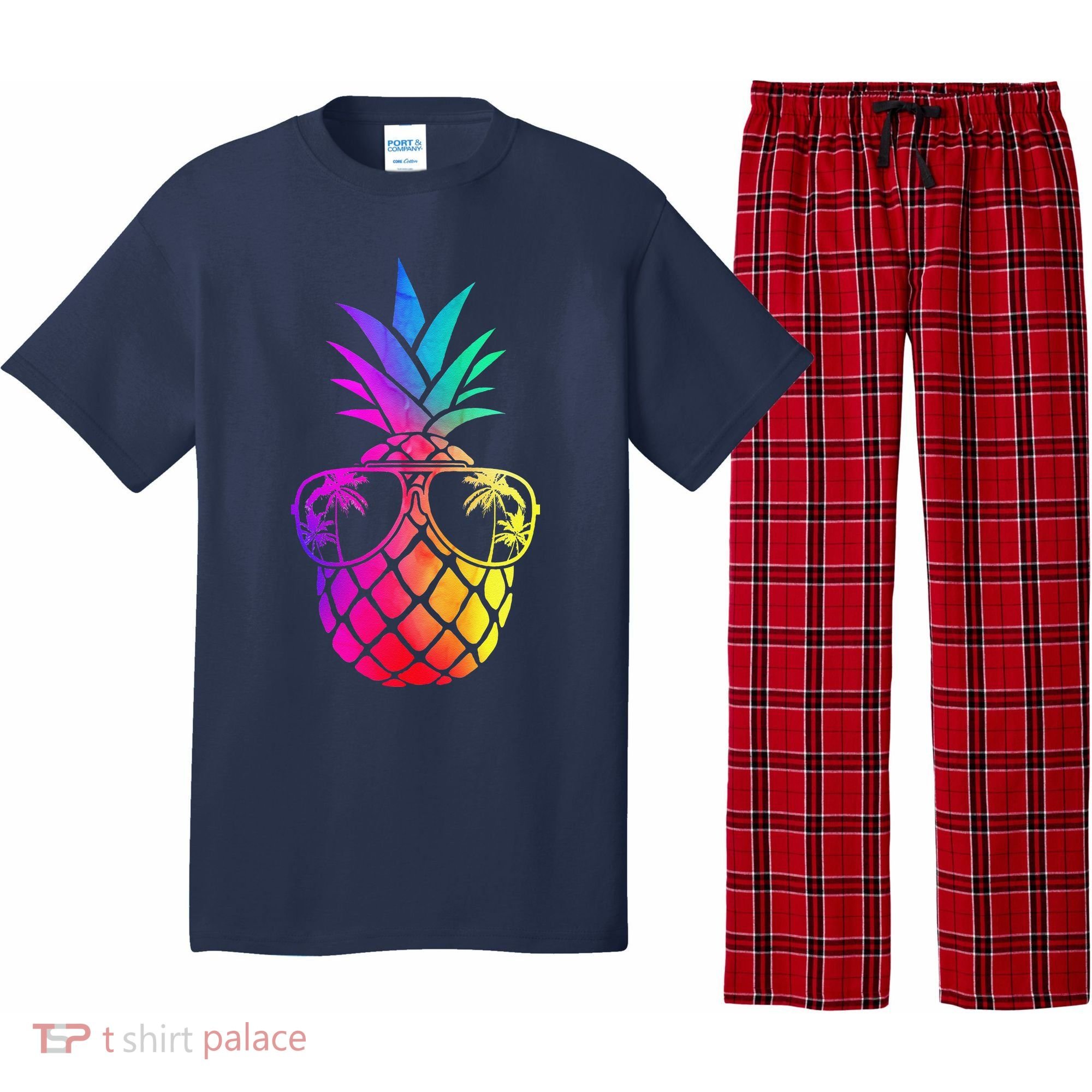 Pineapple Funny Pineapple Hawaii Summer Pineapple Pajama Set