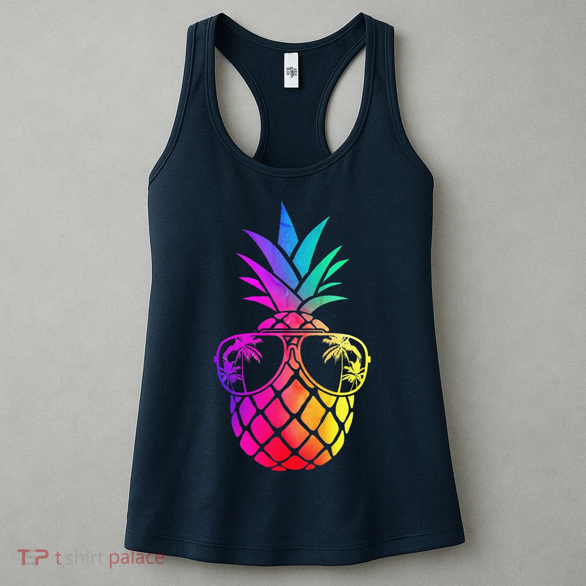 Pineapple Funny Pineapple Hawaii Summer Pineapple Women's Tank Top